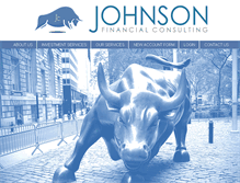 Tablet Screenshot of johnsonfinancialconsulting.com